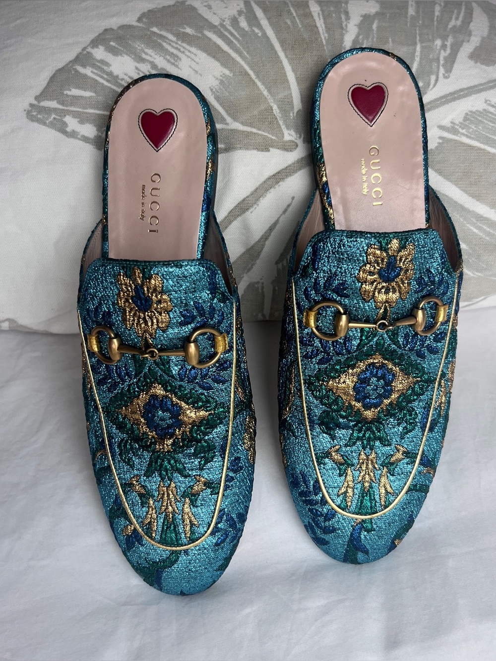 Gucci Princetown Horsebit Mules